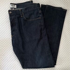 AGOLDE Men's Dark Wash Straight Leg Button Fly Jean SZ 36